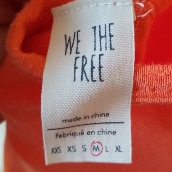 NWT Free People Vermillion Flame tank top medium - Picture 6 of 6